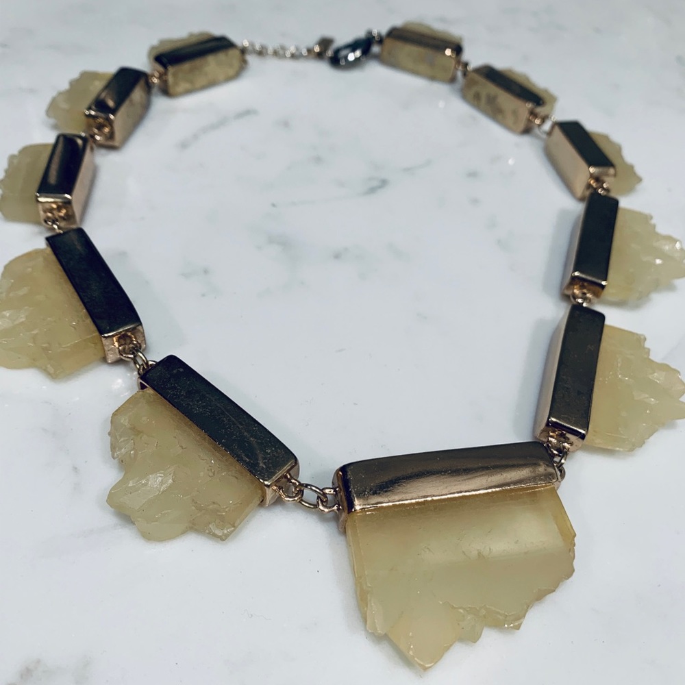 Baublebar Raw Geode Collar